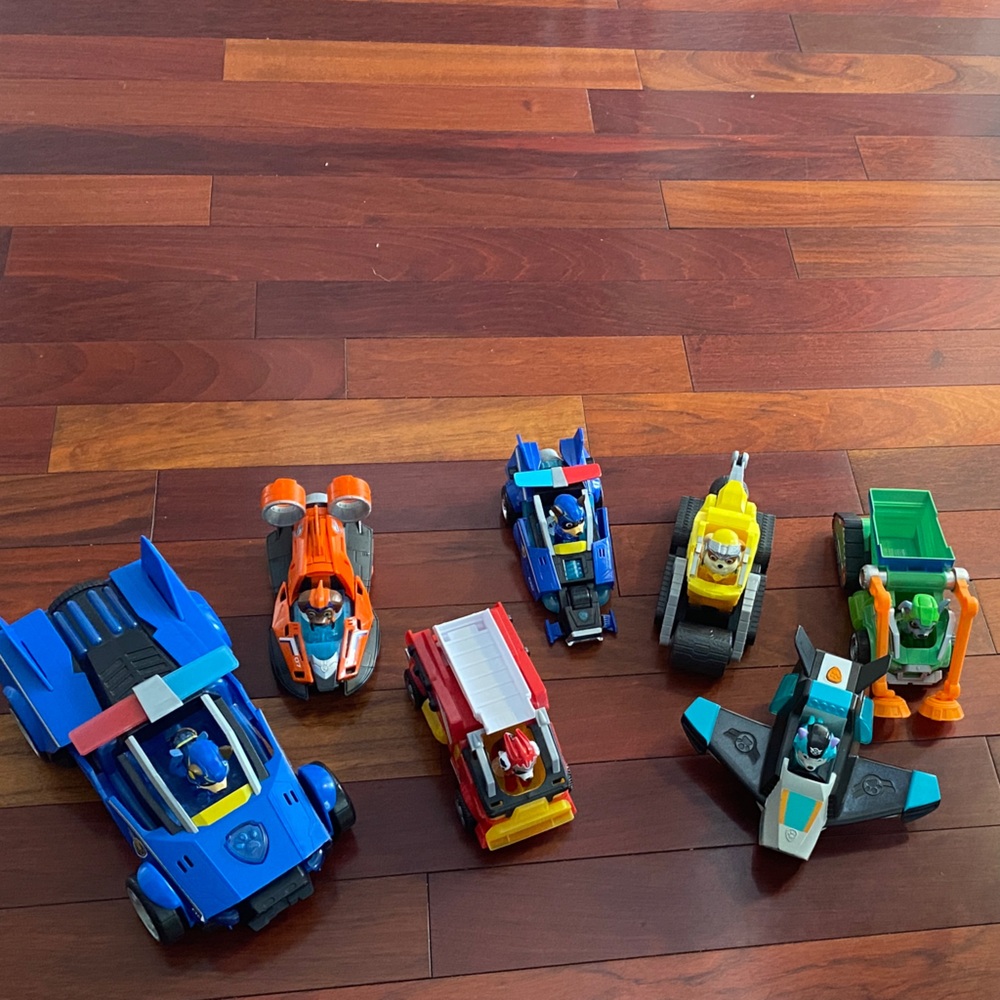 PAW PATROL Mighty Pups Toy Vehicle Lot - Multicolor